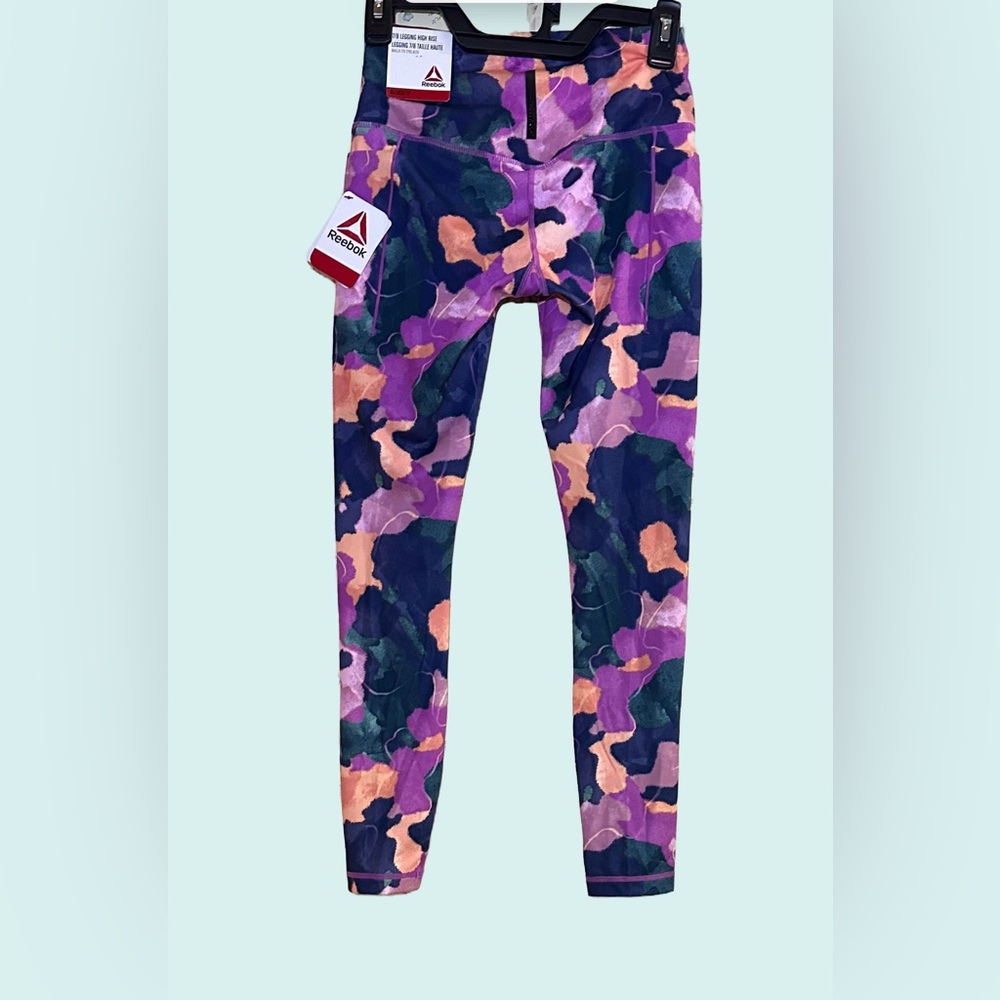 Reebok Women's Multicolor Camouflage Leggings